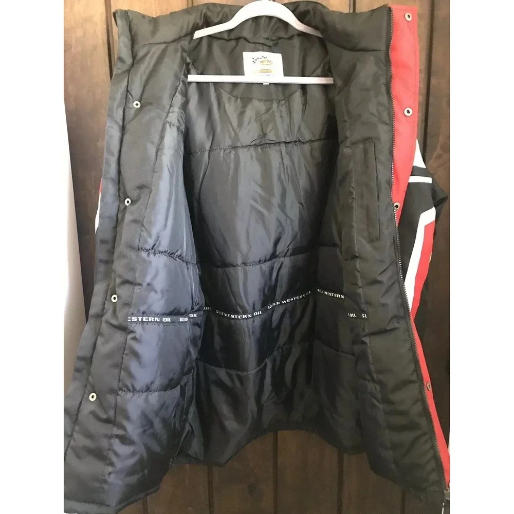 Gulf Western Oil Racing Jacket Men's XXL Polyester Australia RARE
